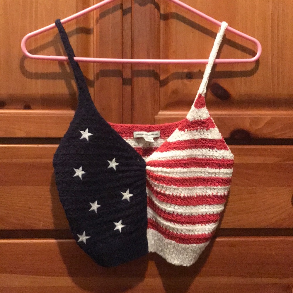 AE Americana Knot Flag Bralette